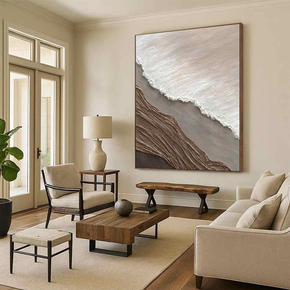 Neutral_Minimalist_Textured_Layers_Bedroom_Canvas_Wall_Art_7CK49 wall art